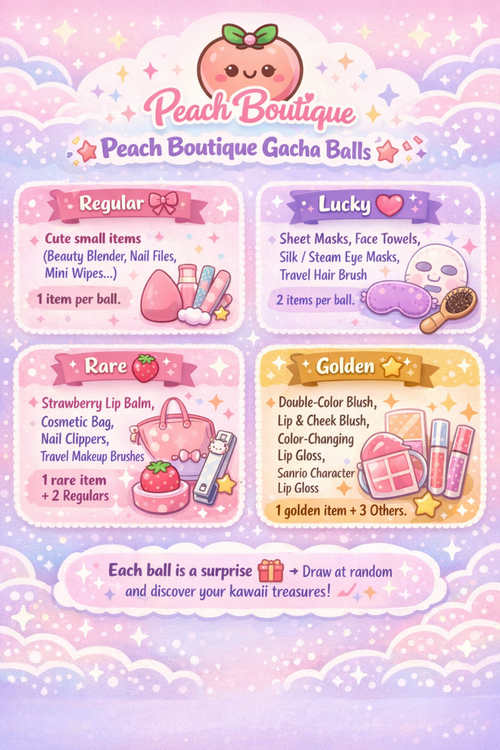 Beauty gacha balls