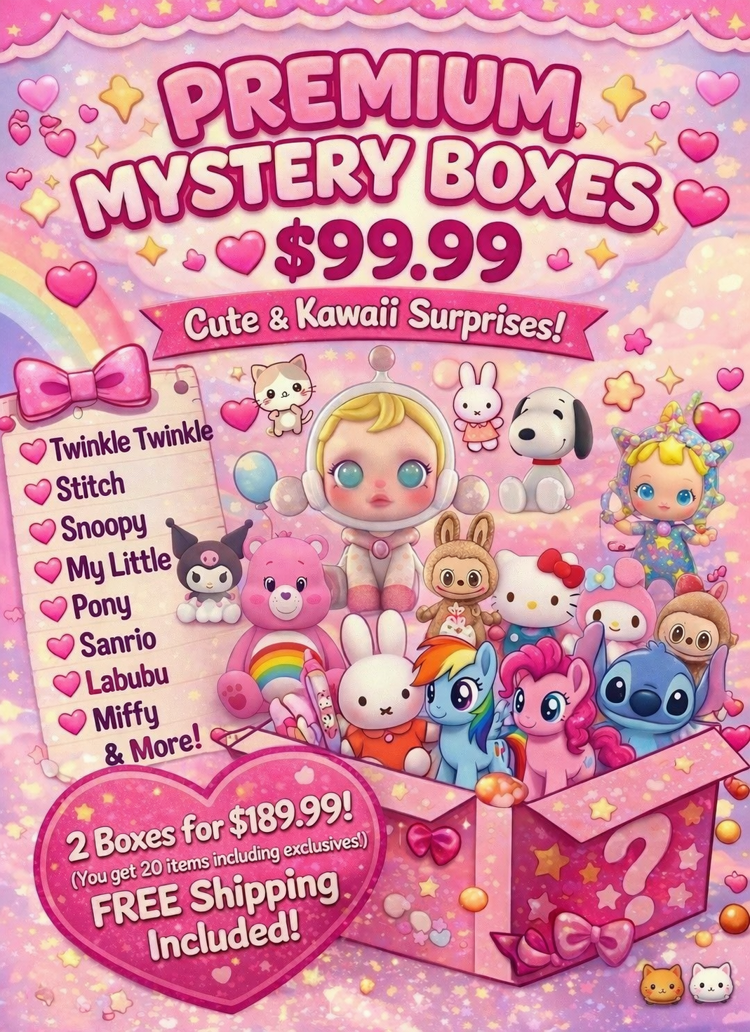 Premium mystery boxes