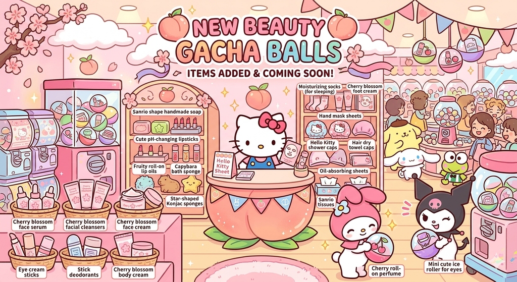 Beauty gacha balls