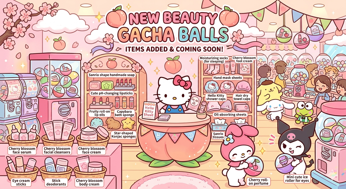 Beauty gacha balls
