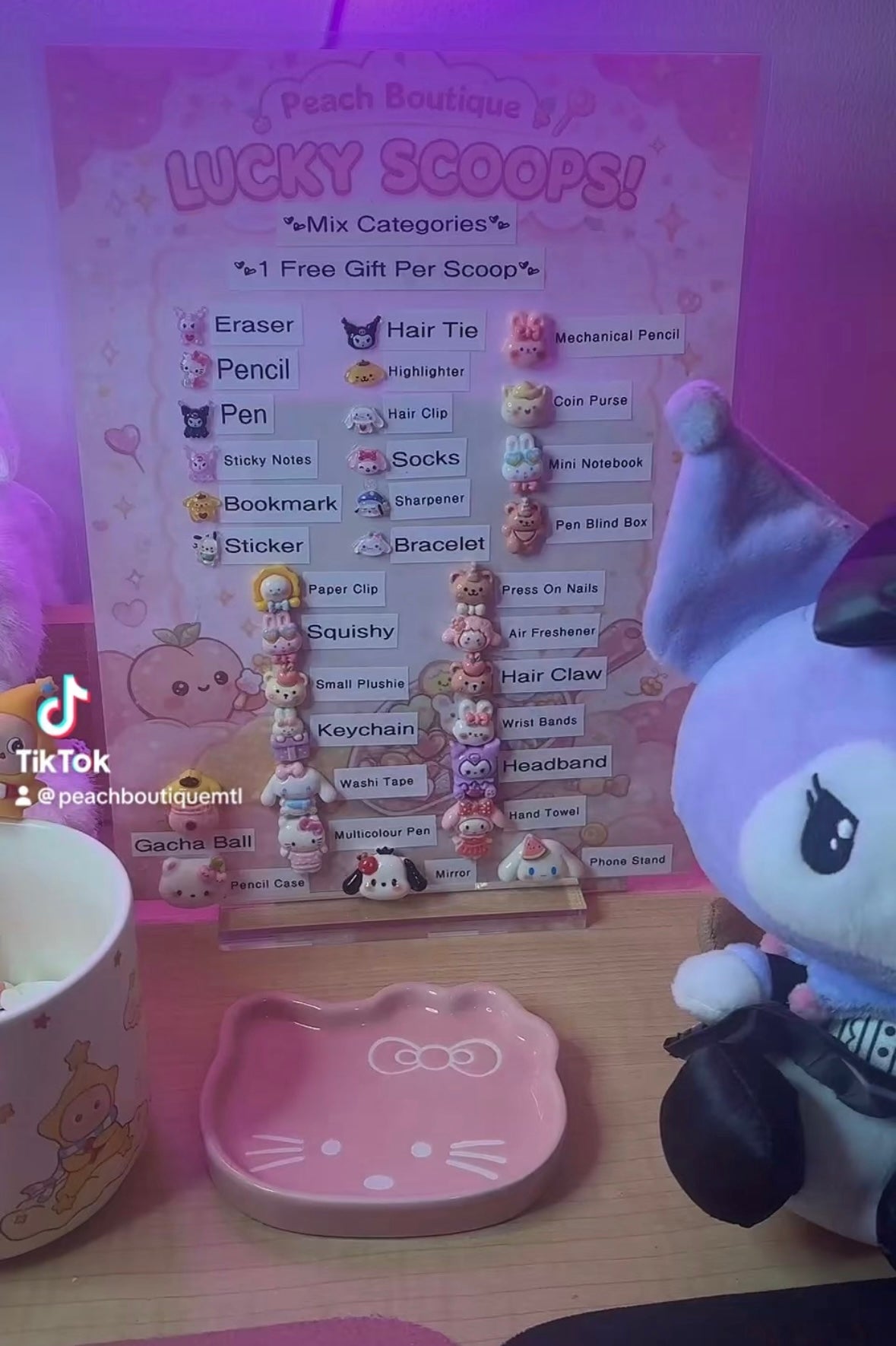 Lucky scoops all categories