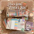 Peach book lover box